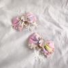 One Pair of Purple Sweet Unicorn Lace Lolita Hair Clip LH095
