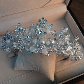 Silver Bridal Crown AC160