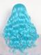 Blue Long Wavy Synthetic Lace Front Wig-SNY070