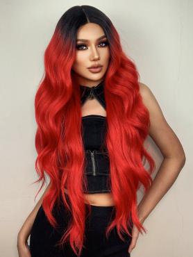 28 Inches Extra Long Layered Curls Lace Front Synthetic Wig SNY369