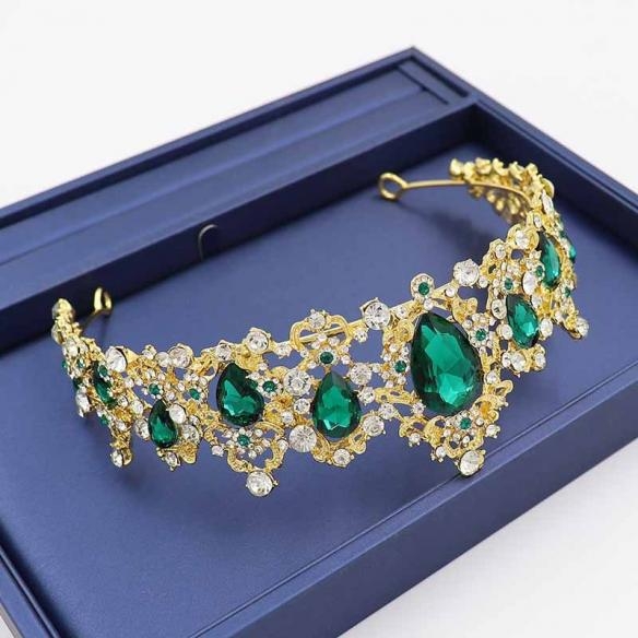 BAROQUE BRIDAL CROWN AC043