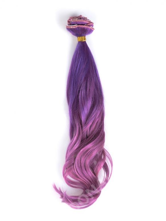 Purple Mermaid Colorful Clip In Hair Extensions CD018