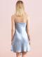 MelliBlossy Women 100% Silk Blue Slip Camisole Nightgown MB006