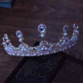 Gold Bridal Crown AC148