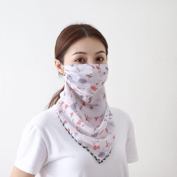 WOMEN'S SUN PROTECTION PASTEL SEAMLESS BANDANAS FOR DUST, OUTDOORS, SPORT DB003
