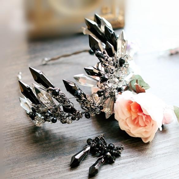 Black Crystal Crown A015