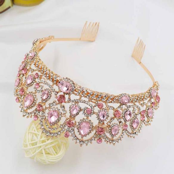 BAROQUE BRIDAL CROWN AC056