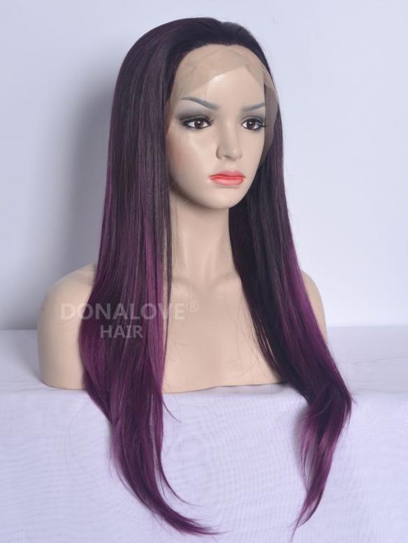 Human Hair Full Lace Wig Curly Ash Brown