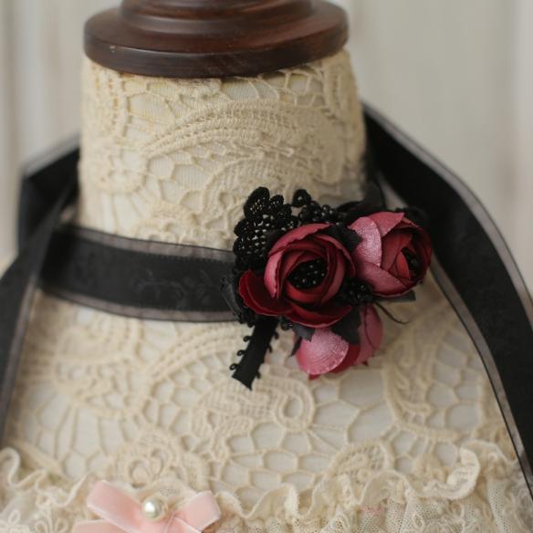 CAMELLIA LACE LOLITA NECKLACE LA020