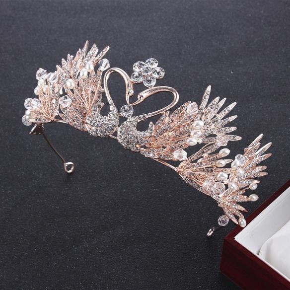 FAIRY SWAN BRIDAL CROWN AC023