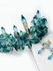 Blue Crystal Floral Crown A004