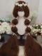 47INCH SUPER LONG CARAMEL BROWN CORN CURLS LOLITA WIG LG943