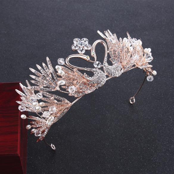 FAIRY SWAN BRIDAL CROWN AC023