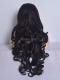 Human Hair Full Lace Wig Curly Ash Brown