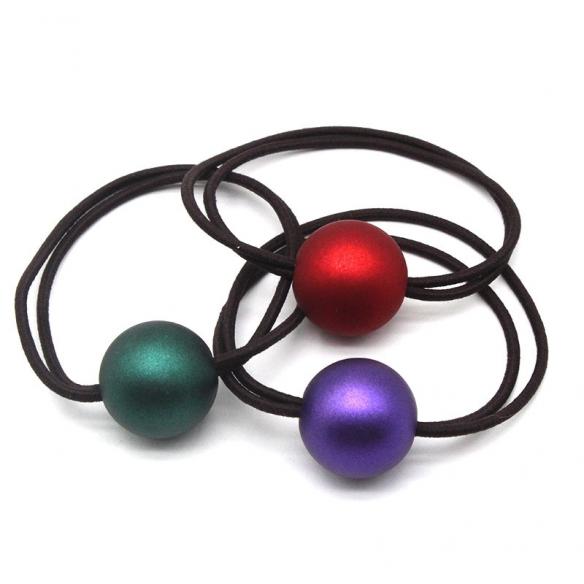 5 PCS BEAD HAIR BANDS HB218