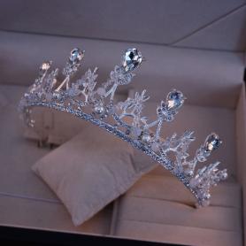 Silver Bridal Crown AC164