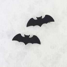 1 Pair of Halloween Gothic Bat Hair Clips DC137