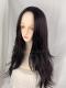 Natural Black Wavy Synthetic Lace Front Wig LG526