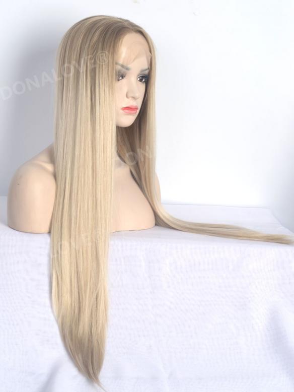 Brown Ombre Blonde Synthetic Lace Front Wig SNY108