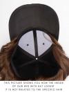1.#wigwithhat Black Bucket Hat With Synthetic Hair, Hat Wig WB004