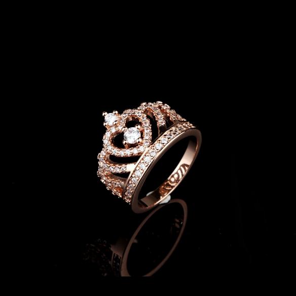 S925 CROWN RING A024