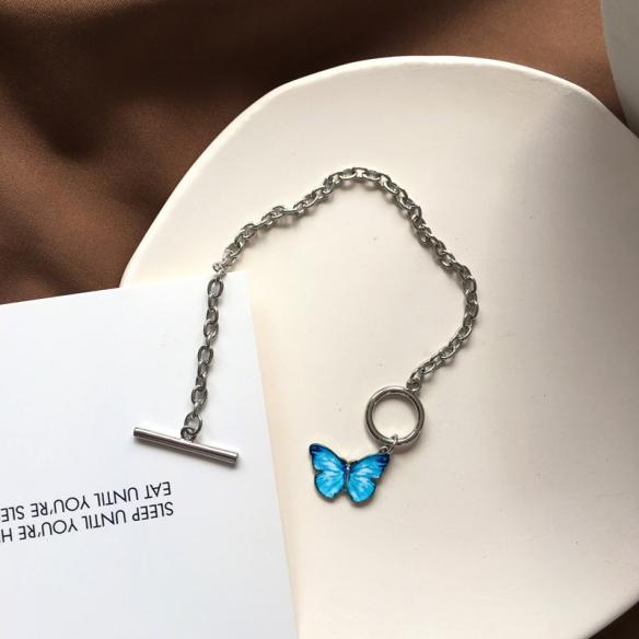 ONE PIECE OF BLUE BUTTERFLY BRACELET A063