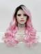 GRADIENT WAVY SYNTHETIC LACE FRONT WIG SNY323