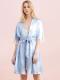 MELLIBLOSSY 100% Silk Two pieces Nightgown Set for Women MB001