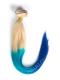 White Blonde to Blue Mermaid Colorful Clip In Hair Extension CD006