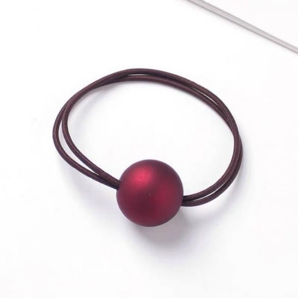 5 PCS BEAD HAIR BANDS HB218