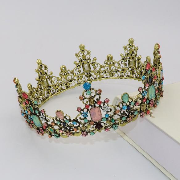 BAROQUE VINTAGE BRIDAL CROWN AC040