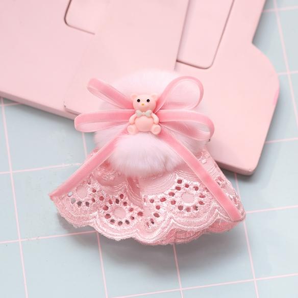1 PC CUTE BEAR LACE LOLITA HAIR CLIP LH054