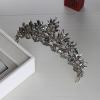 BLACK VINTAGE BRIDAL CROWN AC034