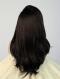 Off Black Straight Waist-length Lace Front Synthetic Wig-DQ006