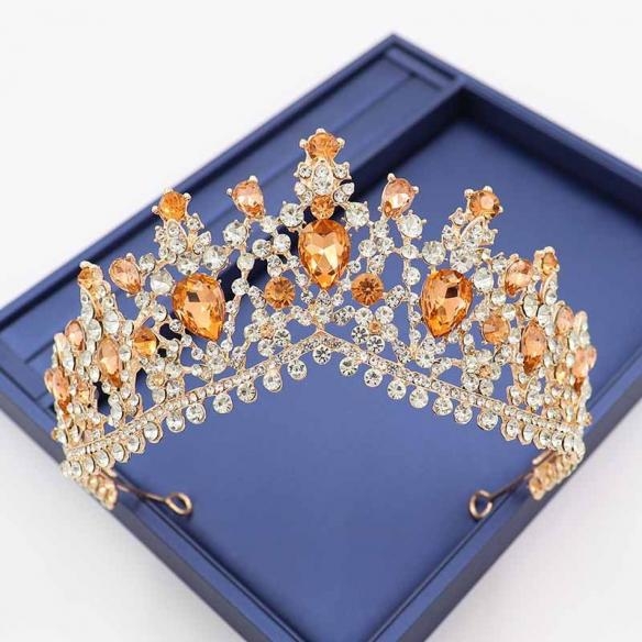 BAROQUE BRIDAL CROWN AC041