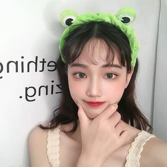 FROG WASH FACE AND MAKEUP CARTOON HEADBAND (2 PCS) HD002