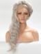 Gray Wavy Long Lace Front Synthetic Wig-DQ032