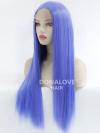 BLUE LONG STRAIGHT SYNTHETIC LACE FRONT WIG SNY222