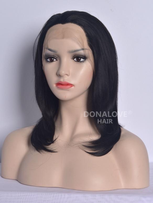 Human Hair Full Lace Wig Curly Ash Brown