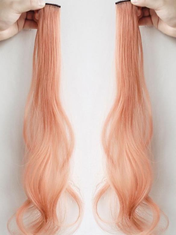 10 pcs Multi-Colors Party Highlights Clip in Synthetic Hair Extensions SCH356