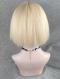 WHITE BLONDE SHORT BOB SYNTHETIC WEFTED CAP WIG LG146