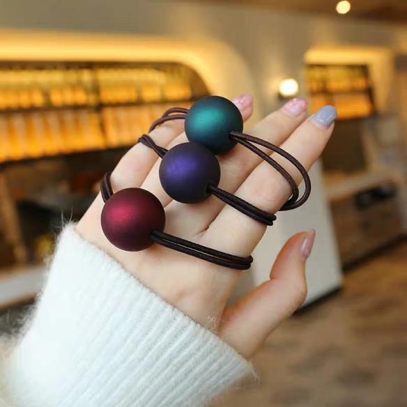 5 PCS BEAD HAIR BANDS HB218