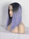 Black to Purple Bob Lace Front SYNTHETIC WIG SNY120