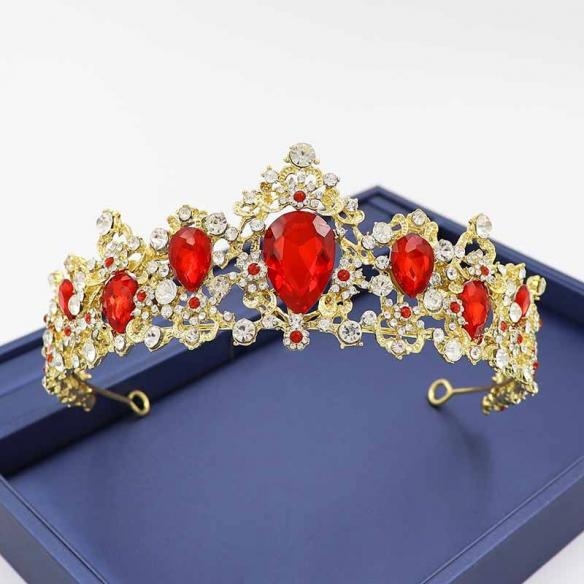 BAROQUE BRIDAL CROWN AC043