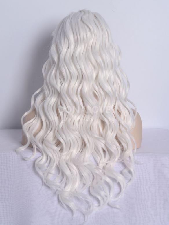 Human Hair Full Lace Wig Curly Ash Brown