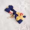 1 PC Dark Blue Bear Lace Lolita Hair Clip LH100