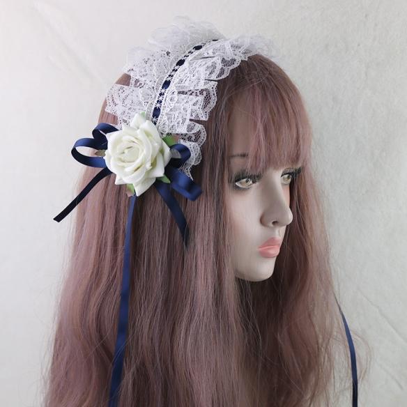 1pc Wood Rose Lolita Hair Band LH011