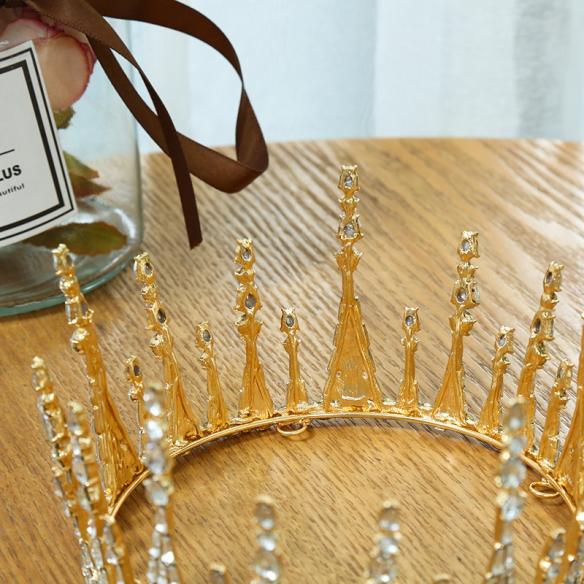 BAROQUE BRIDAL CROWN A005