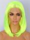 NEON GREEN STRAIGHT SHOULDER LENGTH SYNTHETIC LACE FRONT WIG SNY142