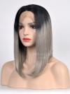 Human Hair Full Lace Wig Curly Ash Brown